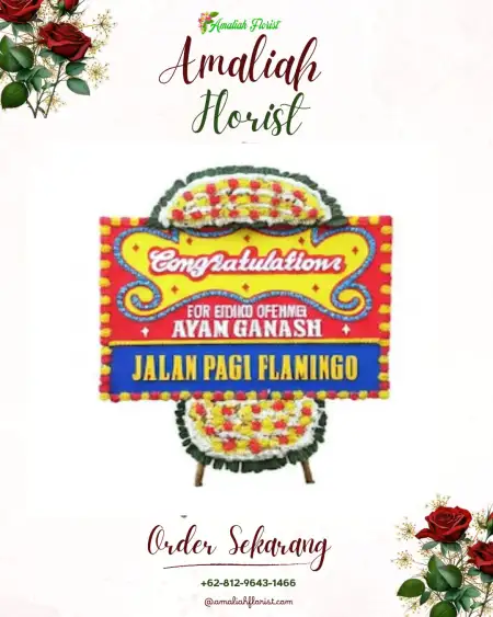 Sewa Papan Bunga Terminal Kampung Rambutan